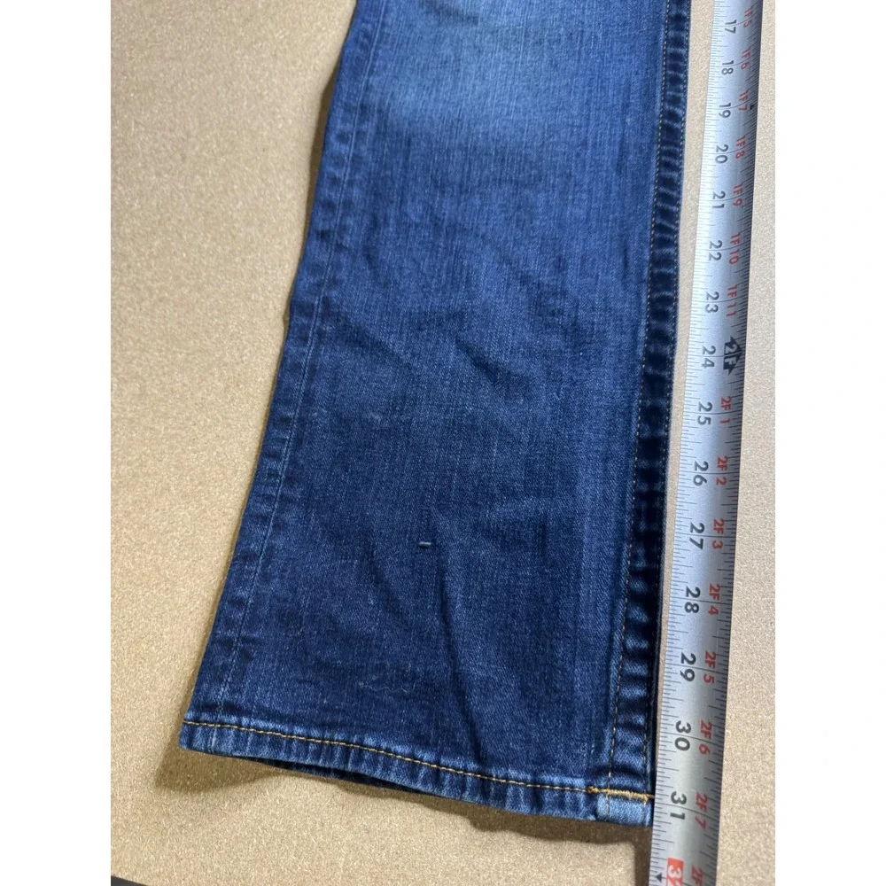 True Religion Ricky Relaxed Straight Jeans Men 34 Dark Wash Blue Denim 31 Inseam